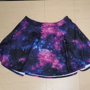 Galaxy scuba circle skirt